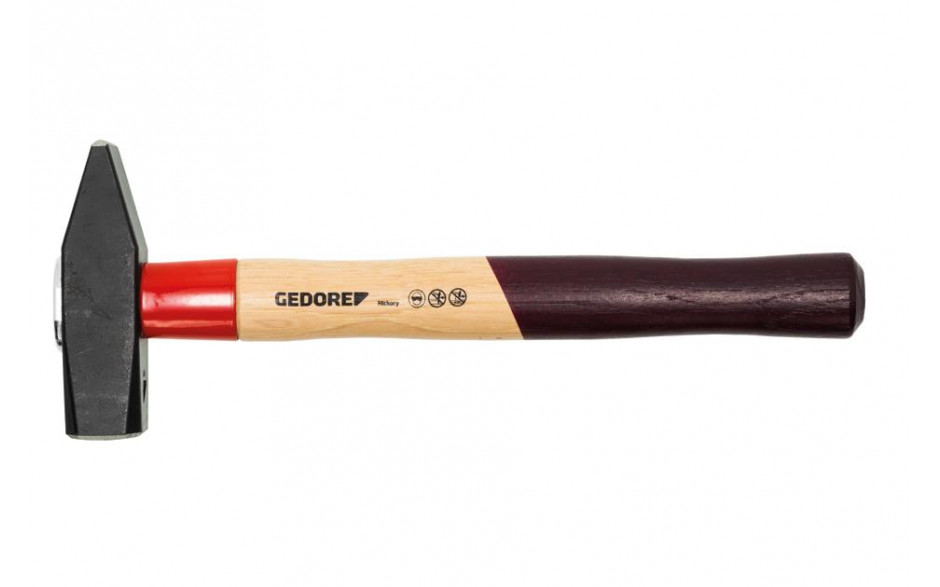 GEDORE Schlosserhammer ROTBAND-PLUS mit Hickorystiel, 800 g -600 H-800- Nr.:8583580