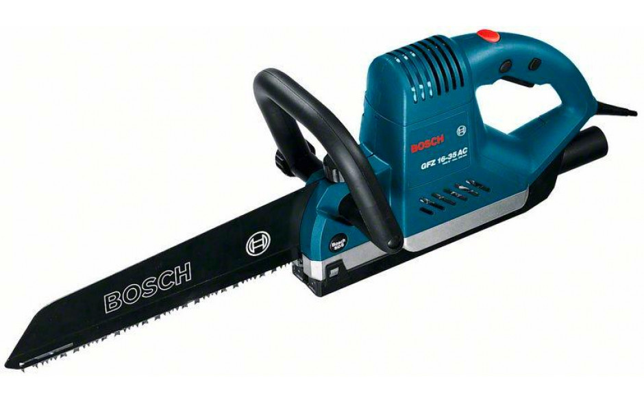 Elektrofuchsschwanz GFZ 16-35 AC, 2x Sägebl. f. Porenbet., 2x f. Holz + Kunstst.