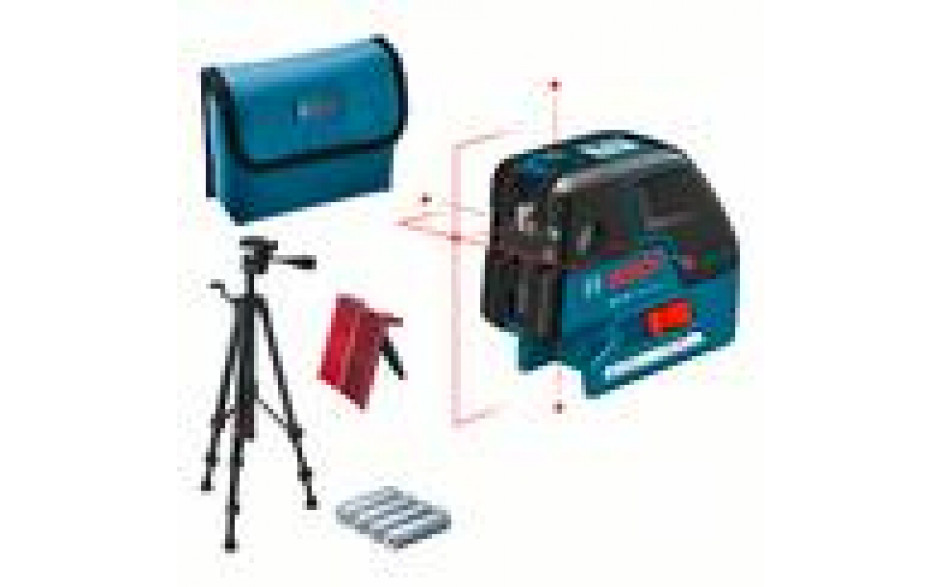 Kombilaser GCL 25, mit Schutztasche und Baustativ BT 150