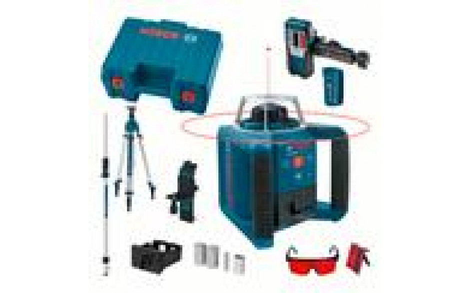 Rotationslaser GRL 300 HV, mit RC 1, WM 4, LR 1, BT 300 HD und GR 240