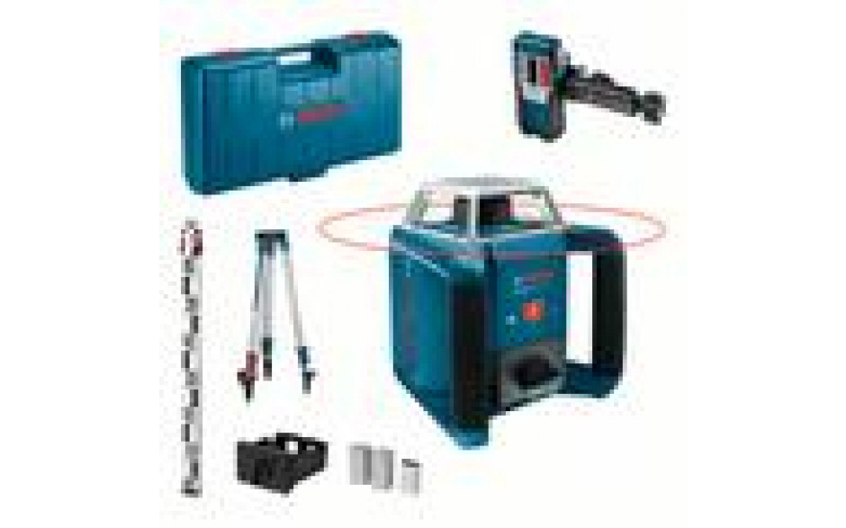 Rotationslaser GRL 300 HVG mit Baustativ BT 300 HD u. Messstab GR 240