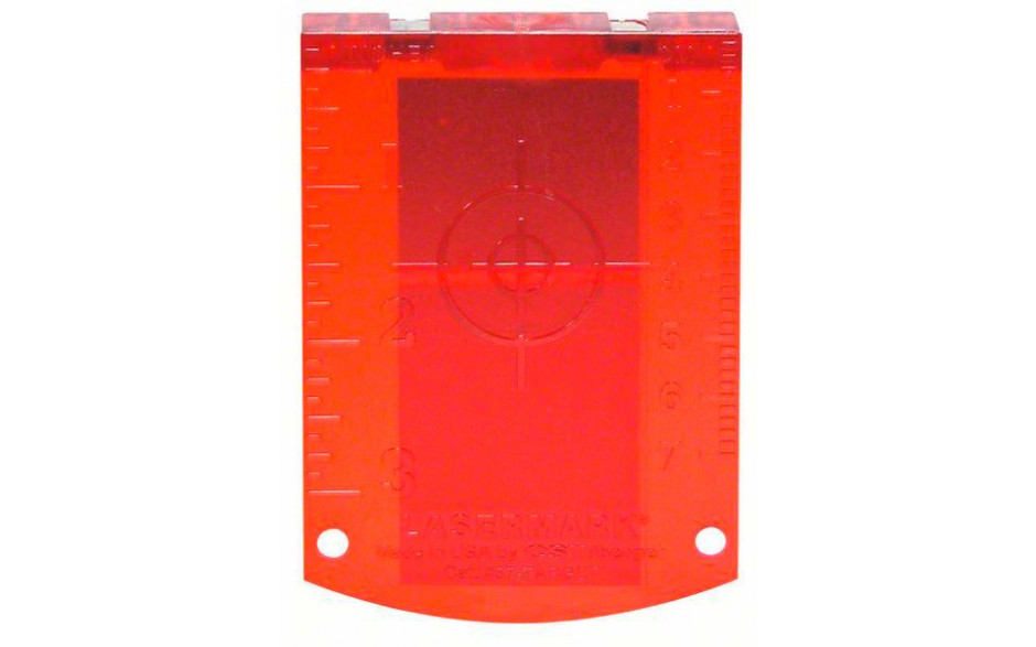 Laserzieltafel rot
