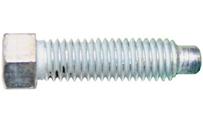 Sechskantschraube mit Zapfen DIN 561 - 22H - verzinkt blau - M8 X 30