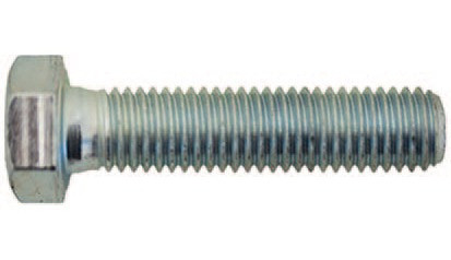 SB-Sechskantschraube EN 15048 - ISO 4017 - 8.8 - verzinkt blau (A3K) - M12 X 45 - CE