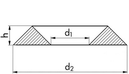 Unterlagscheibe für Holzbauschraube - YellWin500 - Ø6 - ETA 12/0373