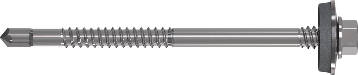 Sandwich Bohrschraube - Ø19 EPDM-Dichtscheibe - Bimetall/Ruspert® - 5,5 X 210 - SW8