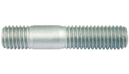 Stiftschraube DIN 939 - 8.8 - Zinklamelle silber - M12 X 35