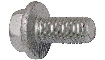 RECA Sechskant-LOCK-Schraube mit Flansch - 10.9 - Zinklamelle silber - M10 X 30