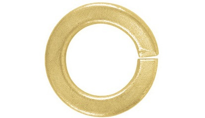 Federring DIN 128A - Federstahl - mechanisch verzinkt gelb - M12=12,2mm