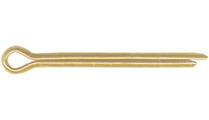 Splint ISO 1234 - Stahl - verzinkt gelb - 2 X 25