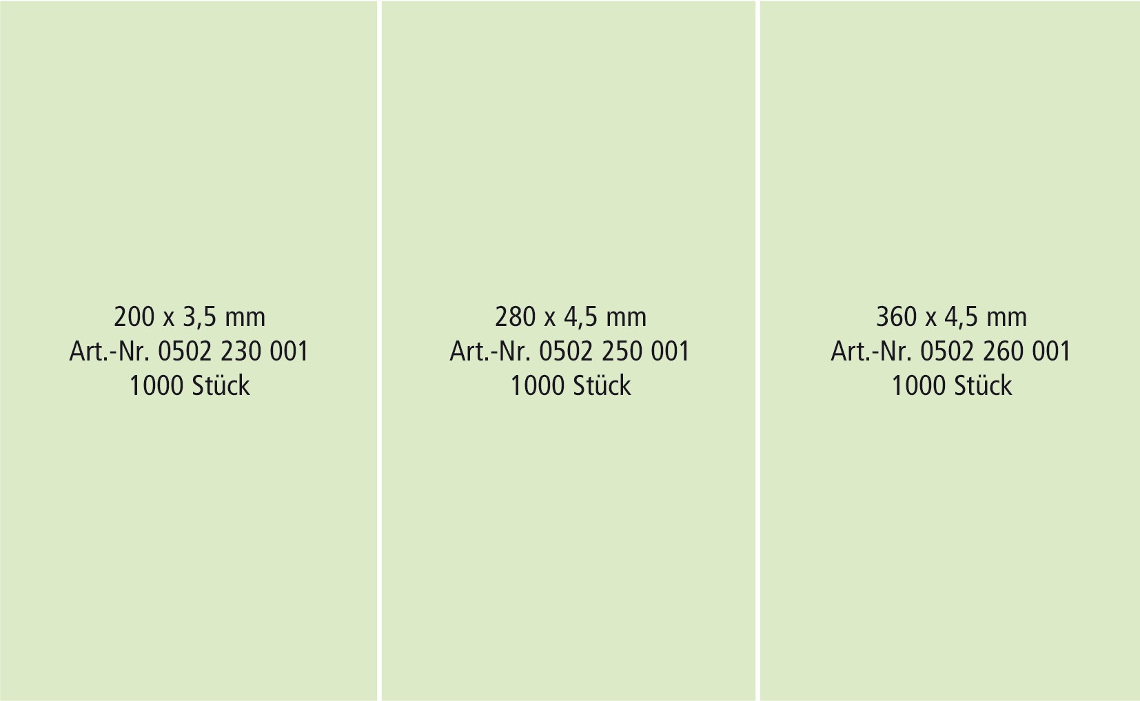 Package - Kabelbinder - natur - 3000-teilig