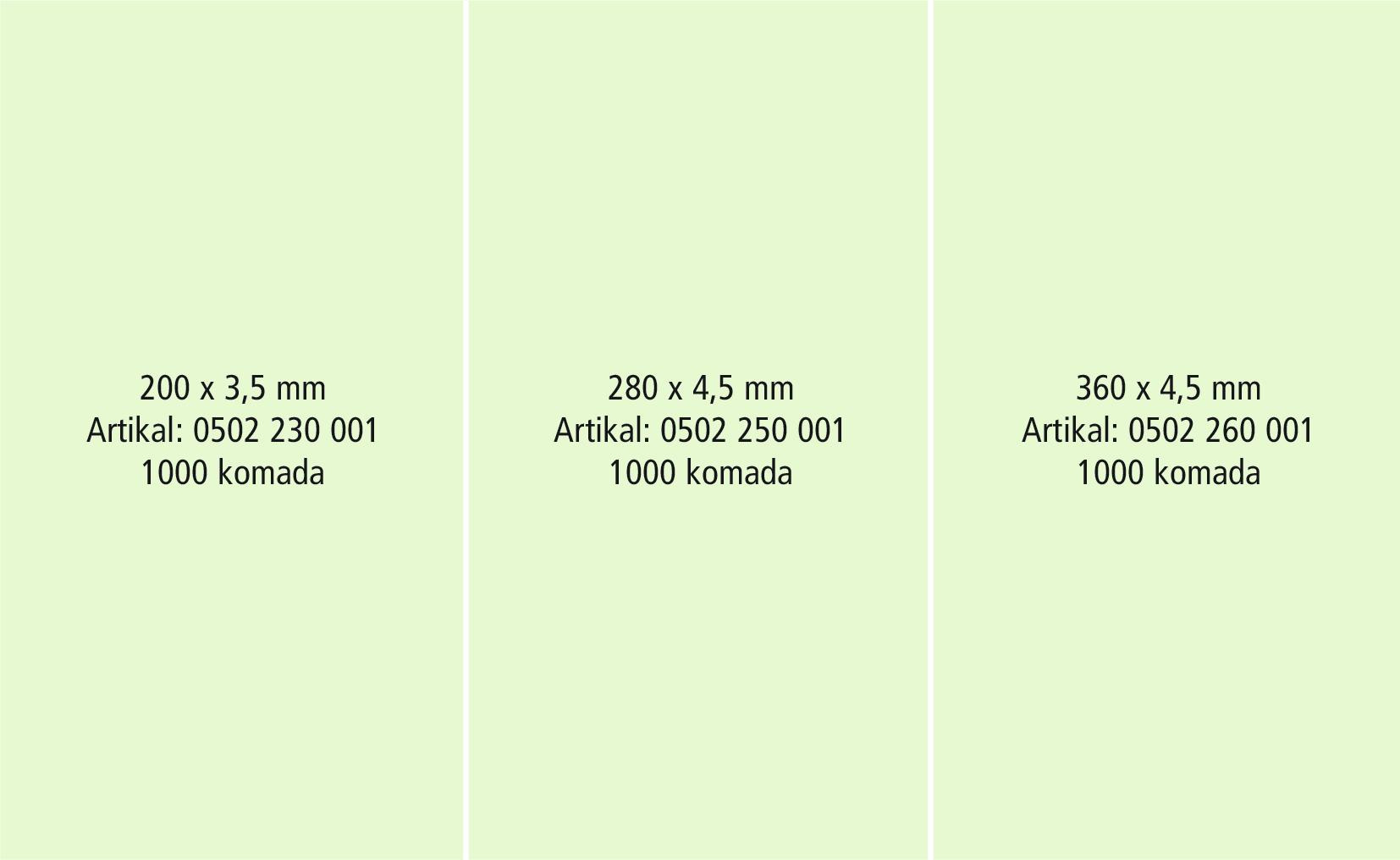 Package - Kabelbinder - natur - 3000-teilig