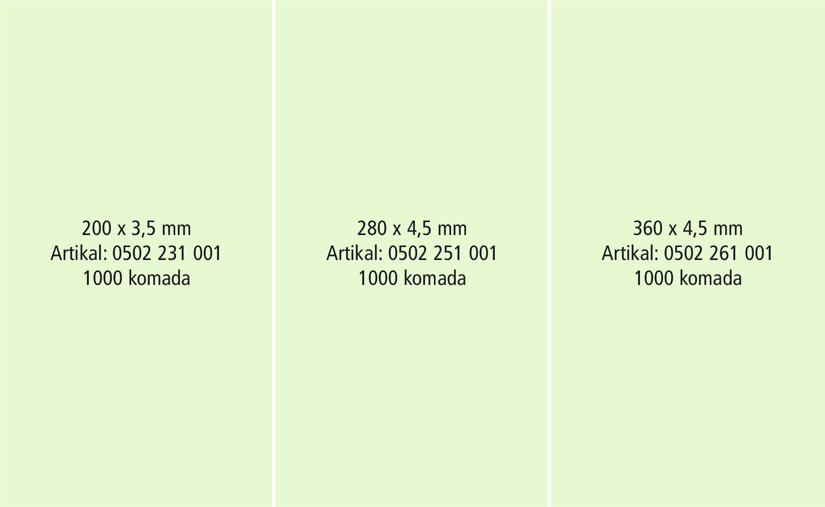 Package - Kabelbinder - natur - 3000-teilig
