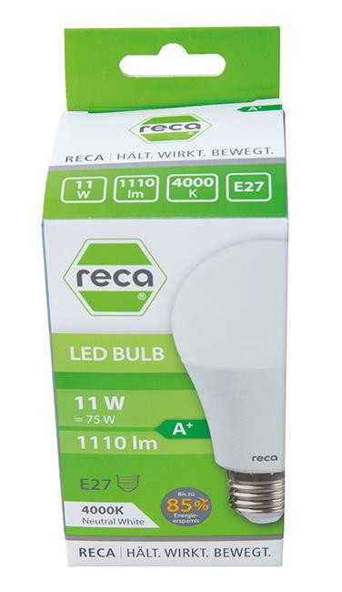 RECA LED BULB 11W E27 NEUTRALWEIß 1110LM