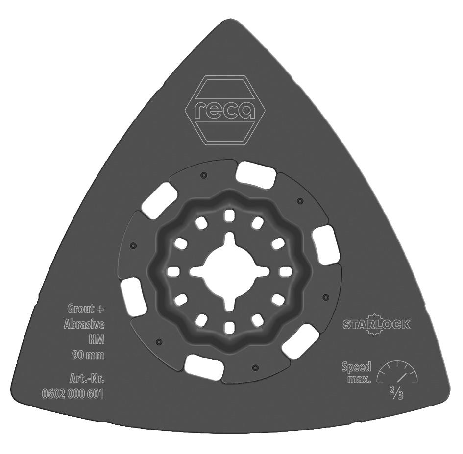 Starlock Schleifplatte HM 90mm