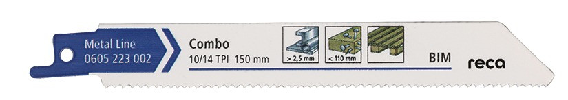 RECA Säbelsägeblatt Combo Met 10/14 Zoll 150 mm