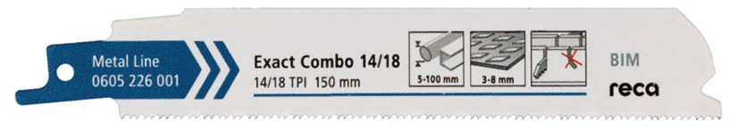 RECA Säbelsägeblatt Ex Combo Met 14/18 Zoll 225 mm