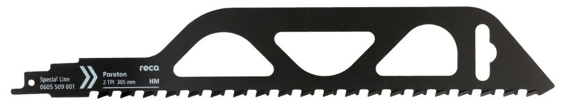 RECA Säbelsägeblätter Hartmetall Poroton Z2 455 mm