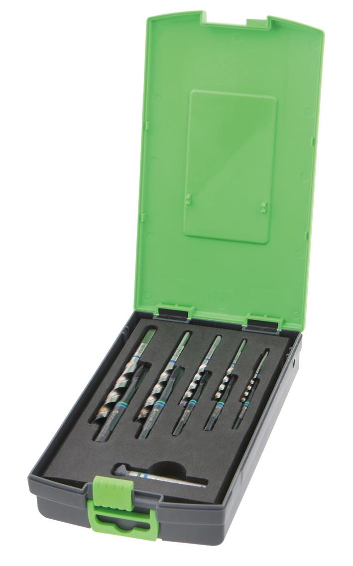 RECA EVO Maschinengewindebohrer Satz HSS-Co, M4 - M10 Grün-/Blauring, Durchgangsloch