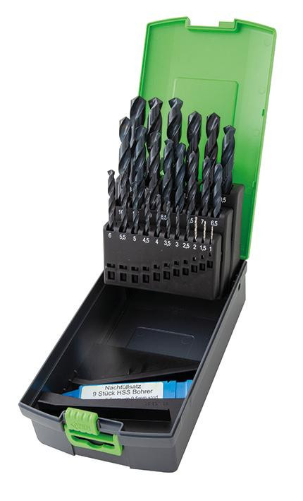 RECA Spiralbohrer Plus-Box HSS DIN 338-N Durchmesser 6 - 10 mm 41-teilig