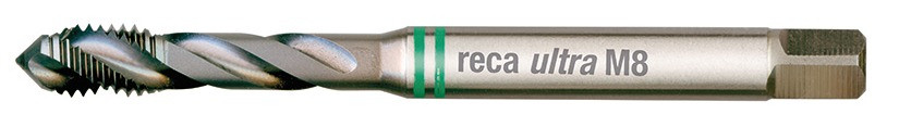RECA ultra Maschinengewindebohrer DIN 371-C HSSE-TiCN grün Sackloch M 8
