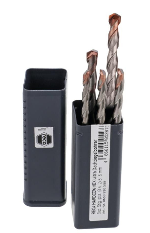 reca HARDCON HEX ultra Dachziegelbohrer Set