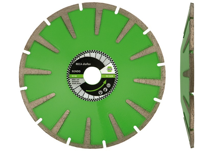 RECA Diaflex Rondo, RS10B, für Beton, 125 mm, Bohrung 22,23 mm