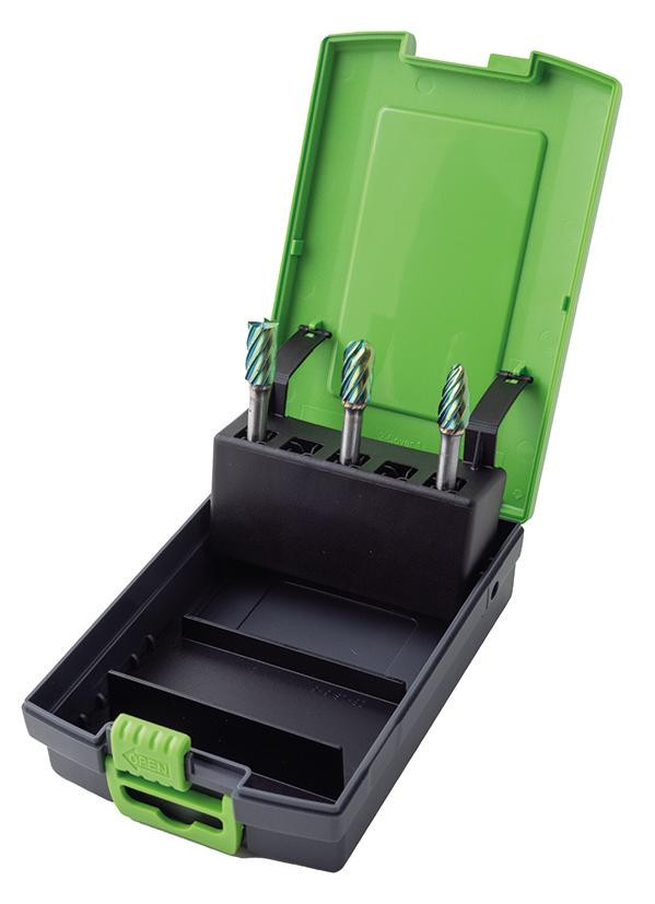 RECA ultra Hartmetall-Frässtifte-Satz, 3-teilig Schaft 6 mm 10 mm