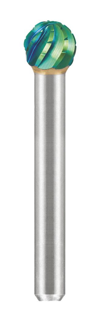 RECA ultra Hartmetall-Frässtifte Kugelform Durchmesser x Länge 6 x 4,7 mm mit 6 mm Schaft