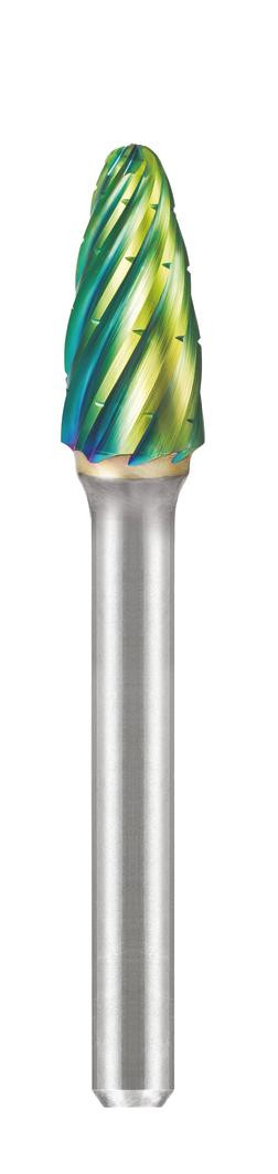RECA ultra Hartmetall-Frässtifte Rundbogenform Durchmesser x Länge 12 x 25 mm mit 6 mm Schaft