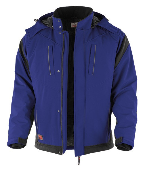QUALITEX Winter Softshell Jacke 201040 Blau/Schwarz Gr. XXL