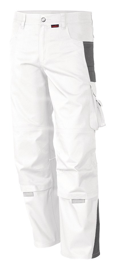 QUALITEX Bundhose 61938TC4 Weiß/Grau Gr. 48