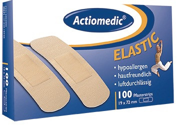 Pflasterstrips elastisch, Packungsinhalt 100 Stück