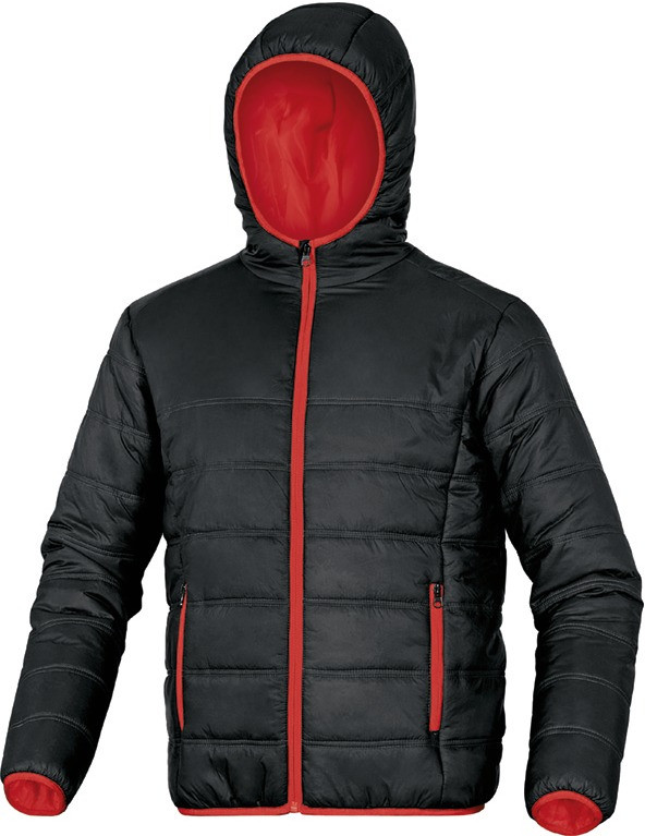 Winterjacke Doon Schwarz/Rot Gr. M