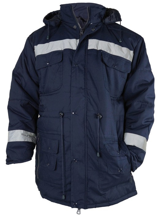 Winterparka Sherpa Dunkelblau Gr. S