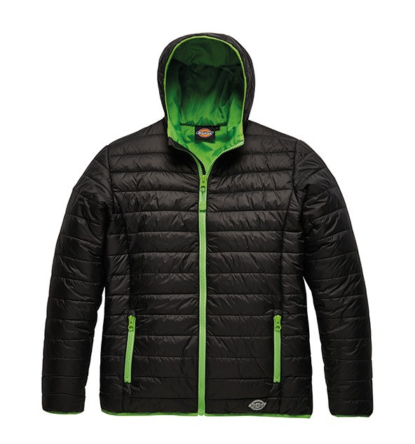 DICKIES Jacke Schwarz/Grün Gr. S