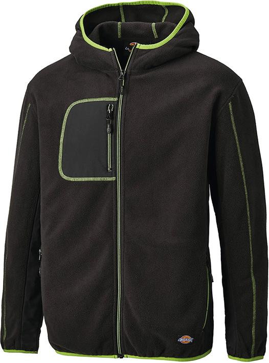 Fleeceweste DICKIES Schwarz/Grün, Gr.S