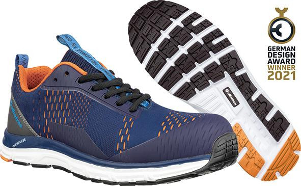ALBATROS Schuh AER55 Impulse Blue Orange S1P Gr. 39