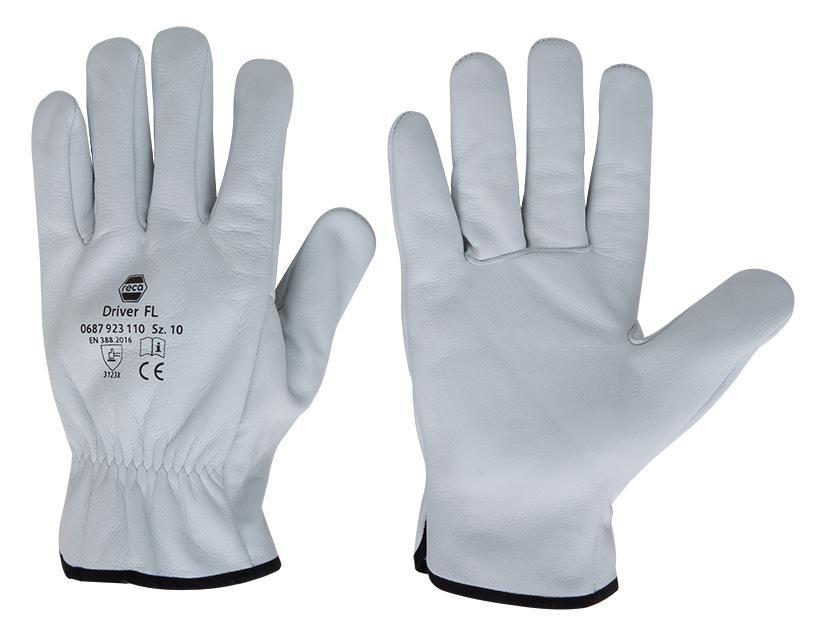 Handschuh RECA Driver Vollleder Gr. 8