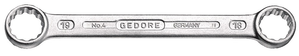 GEDORE Doppelringschlüssel Chrom-Vanadium SW 10 x 13 mm DIN 837