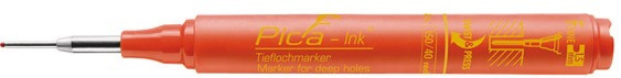 Tieflochmarker PICA INK rot