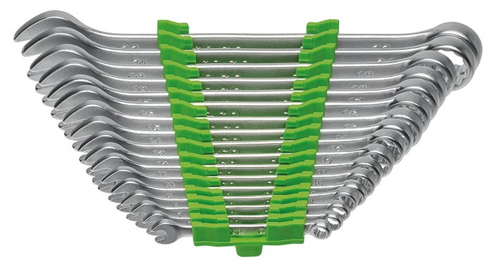 RECA Ringmaulschlüssel-Satz DIN 3113 12-teilig (SW 8-32 mm), mit Kunststoffhalter