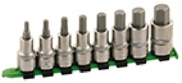 RECA Steckschlüssel-Satz ISK 8-teilig 60 mm