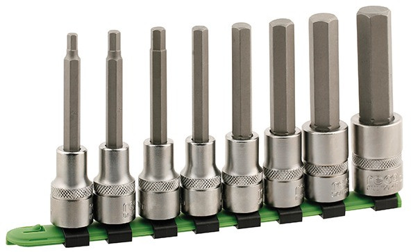 RECA Steckschlüssel-Satz ISK 8-teilig 100 mm