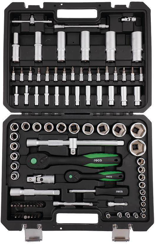 RECA Steckschlüssel Satz ECO 1/2" + 1/4" 93-teilig
