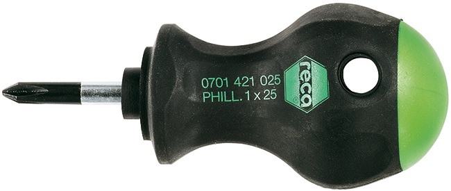 RECA 2-Komponenten Faustschraubendreher Standard Philips 1 x 25 x 82 mm