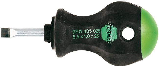 RECA 2-Komponenten Faustschraubendreher Standard SL 5,5 x 1 x 25 x 82 mm