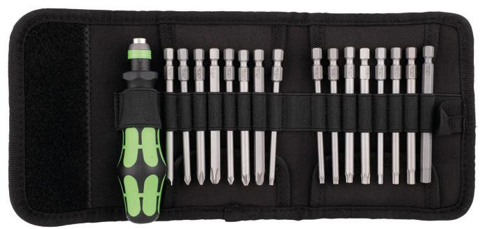 RECA Bit Boy Big 21 TX PH PZ SL Werkzeugsatz in Rolltasche 17-teilig