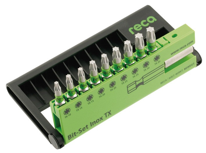 RECA Bit Satz Inox TX 10-teilig