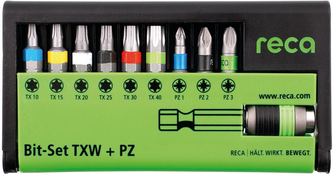 RECA Bit Satz TXW PZ 10-teilig